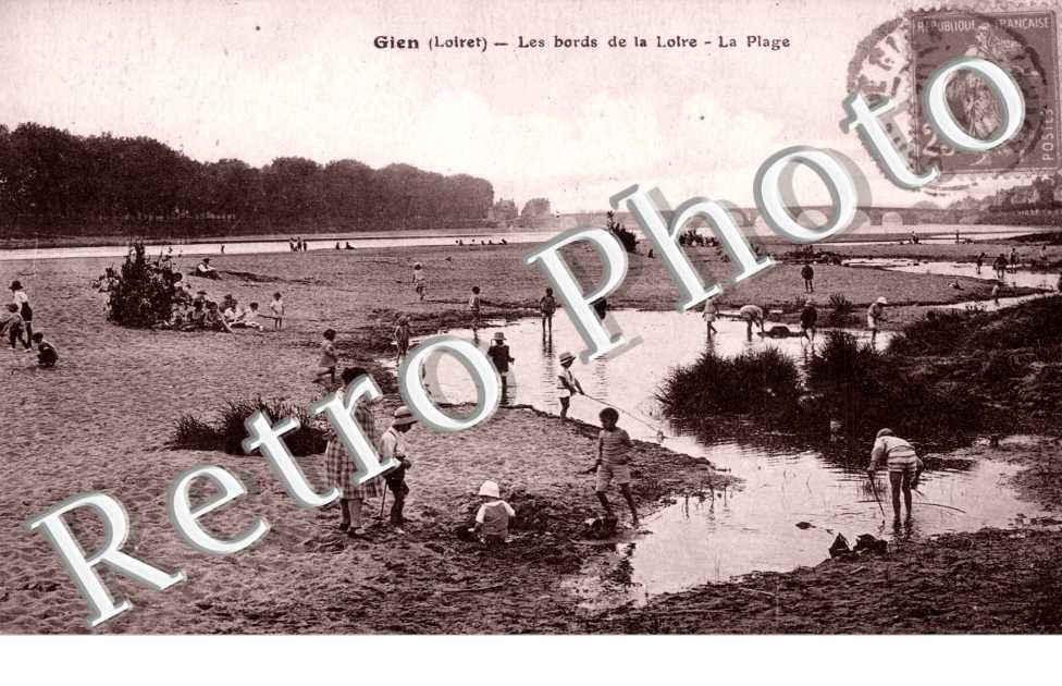 la Plage, les Bords de la Loire
