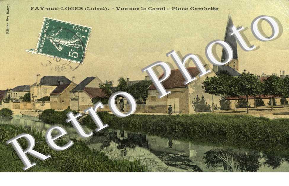 vue sur le canal, place galbetta  