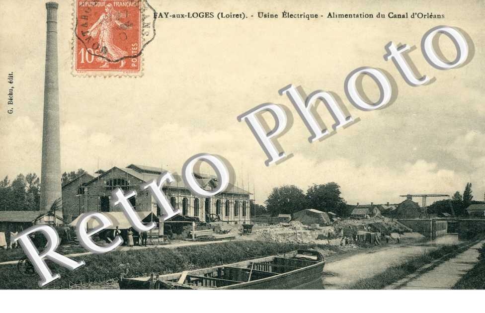 usine electrique Alimentation du canal d&#039;Orleans