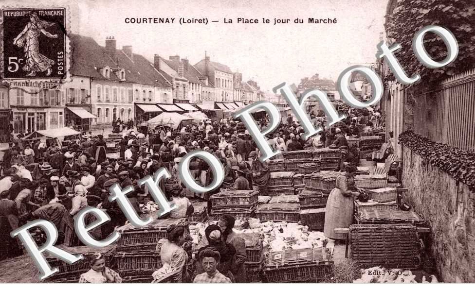 La place le jour du marche