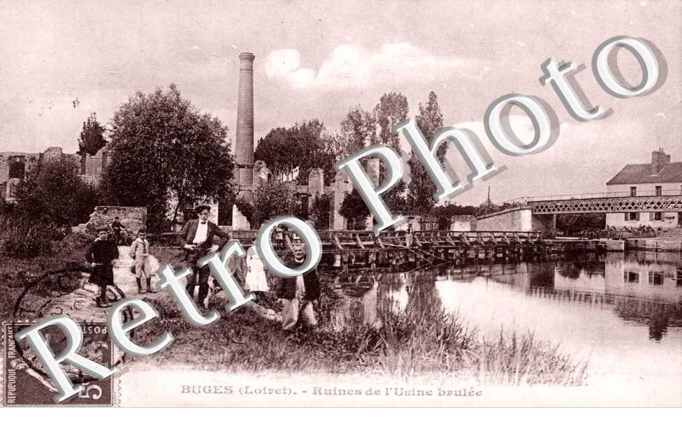 ruines de l&#039;usine brulee
