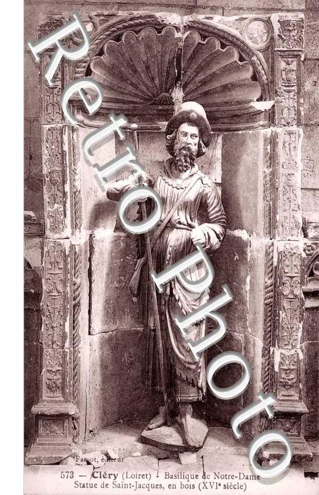 La basilique - Statue de Saint Jacques