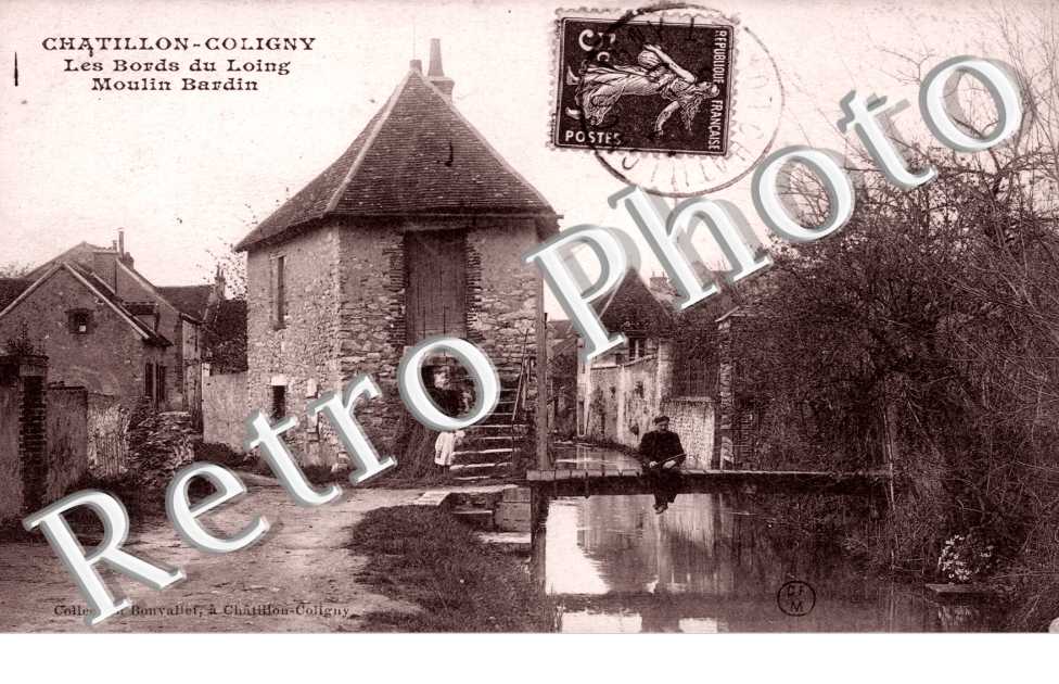 les bords du Loing, moulin Bardin