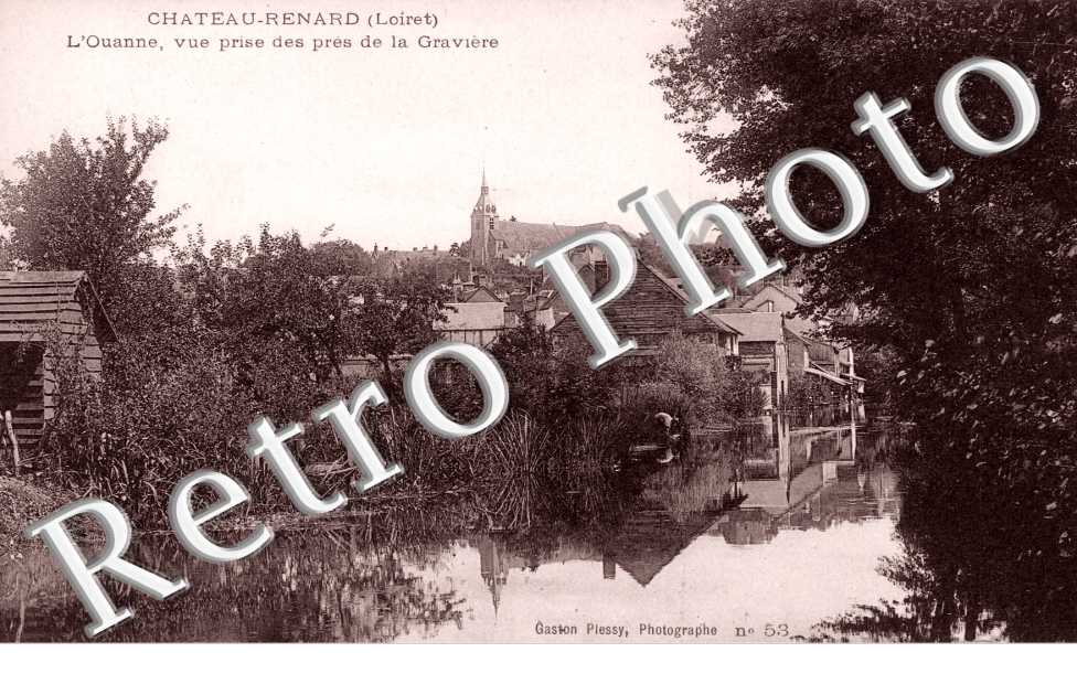L&#039;Ouanne - Vue Prise des pres de la Graviere