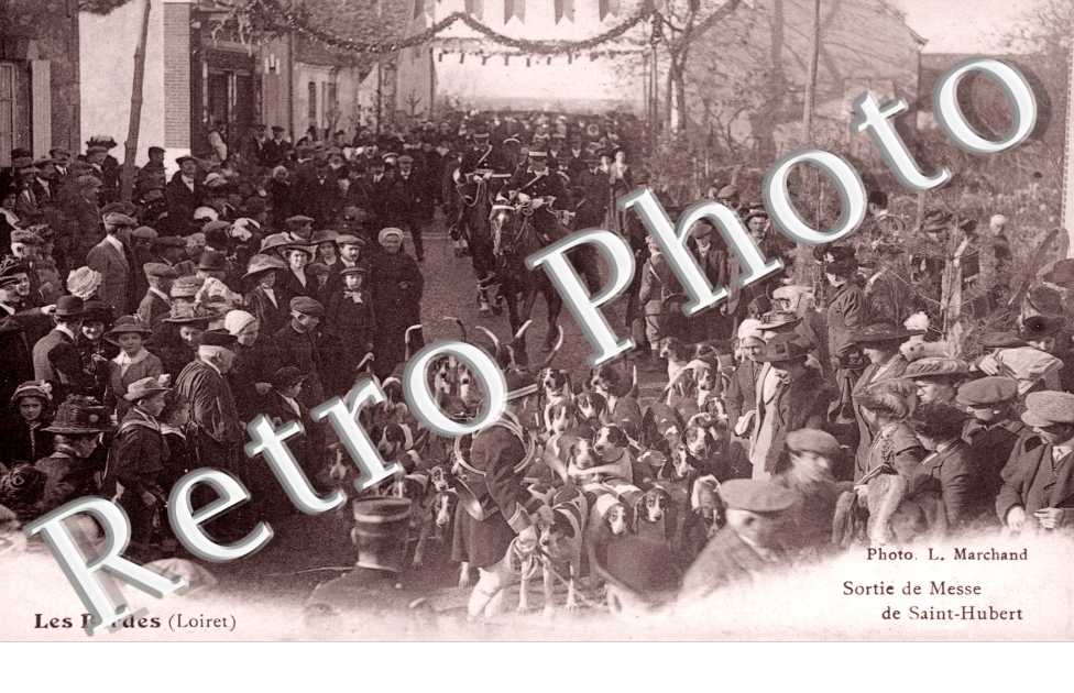 sortie de messe de Saint Hubert