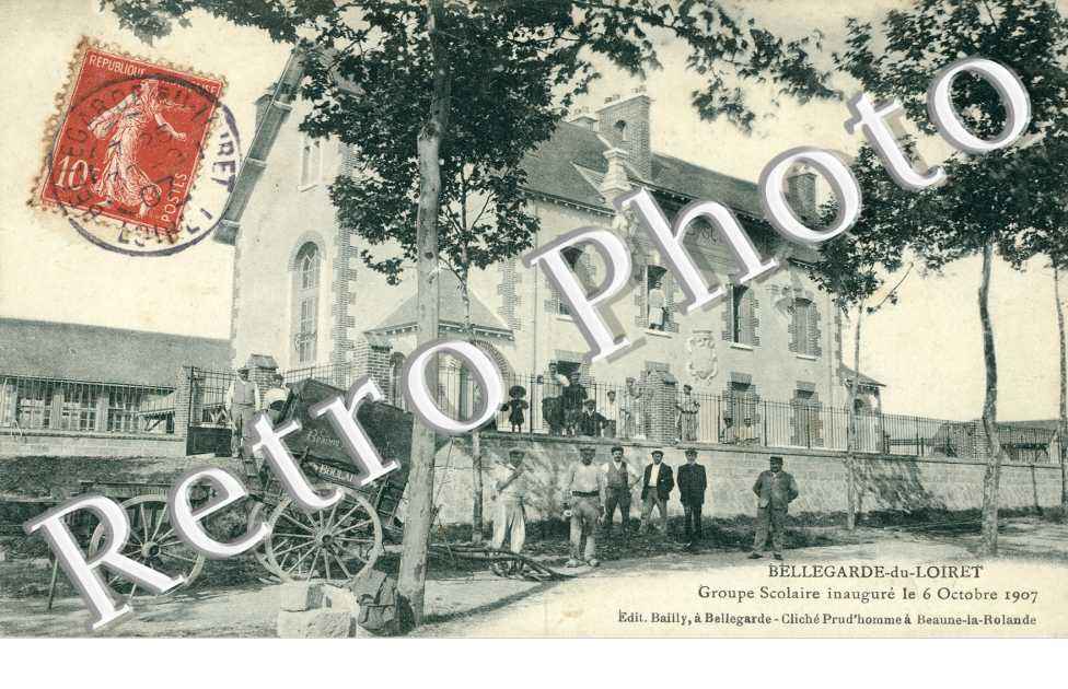 Groupe scolaire inauguré le 6 octobre 1907