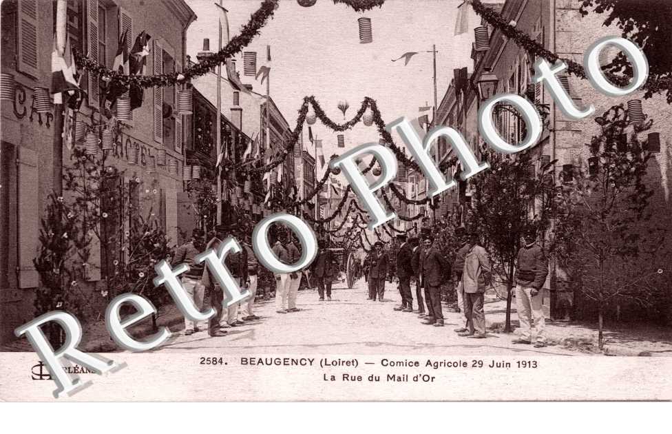 la rue du Mail d&#039;Or - comice agricole 29 juin 1913
