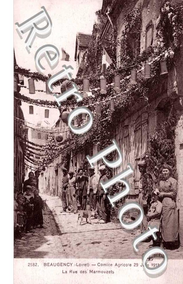 Comice Agricole 29 juin 1913, Rue des Marmouzets