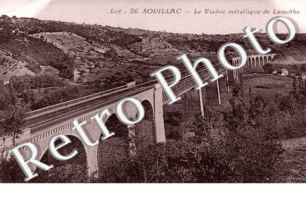 le Viaduc metallique de Lamothe
