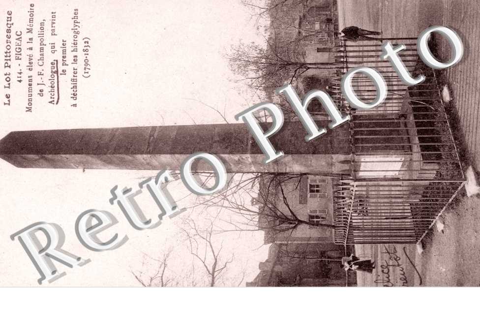 Mionument éleve a la Memoire de Champollion