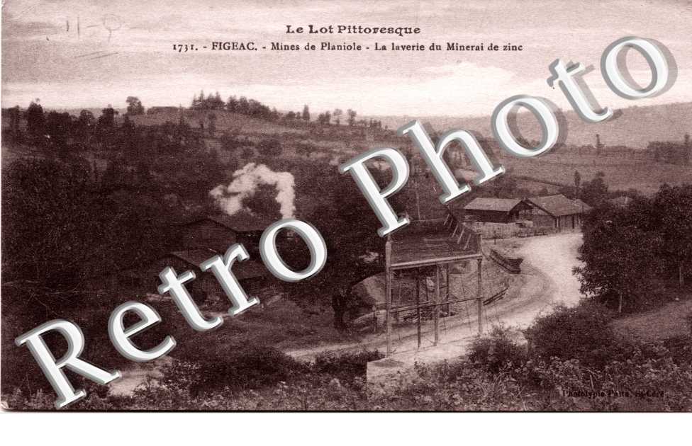 Mines de Planiole - la laverie du Minerai de zinc