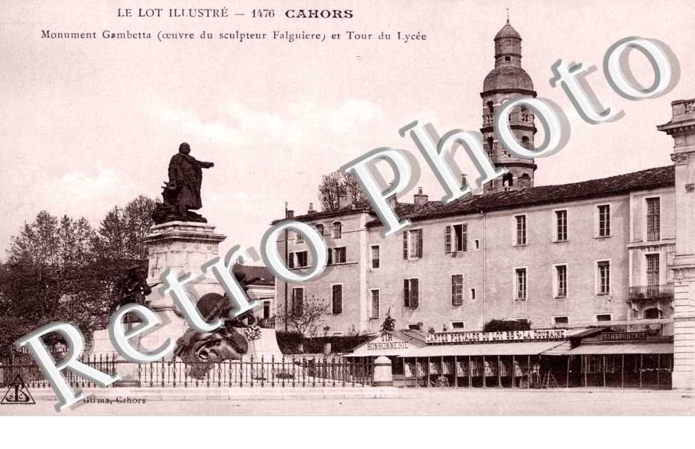Monument Gambetta et Tour du Lycee