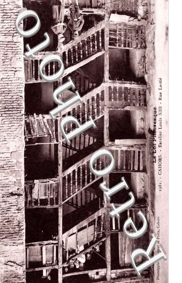 Escalier Louis XIII Rue Lastie