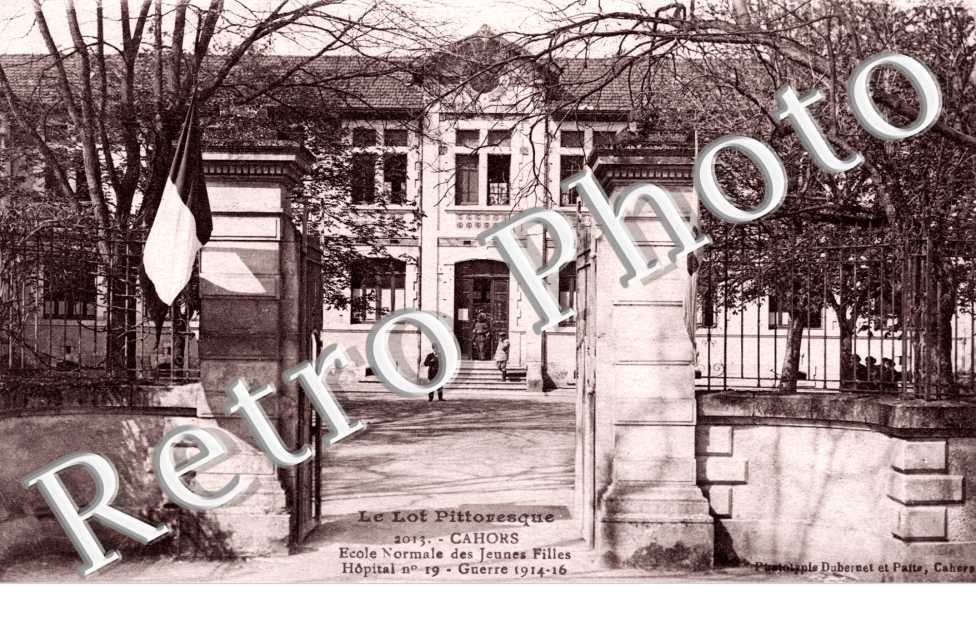Ecole normale des Jeunes Filles - Hopital n°19 - guerre 1914-16