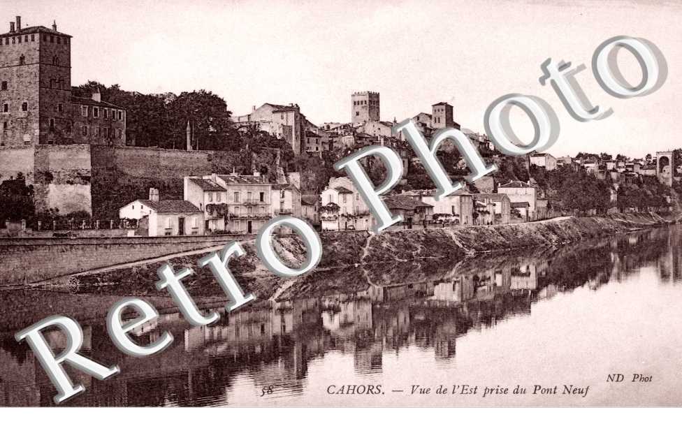 vue de l&#039;est prise du pont neuf