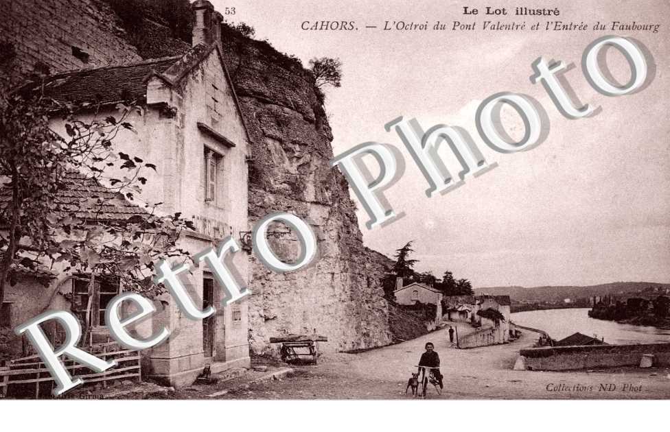 L&#039;octroi du pont Valentré et l&#039;entrée du faubourg