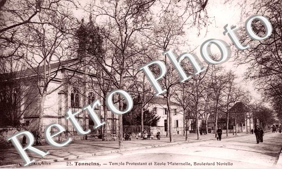 Temple protestant et ecole maternelle - Boulevard Novello