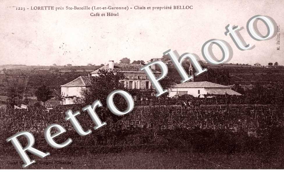 Chais et propriete Belloc cafe et hotel