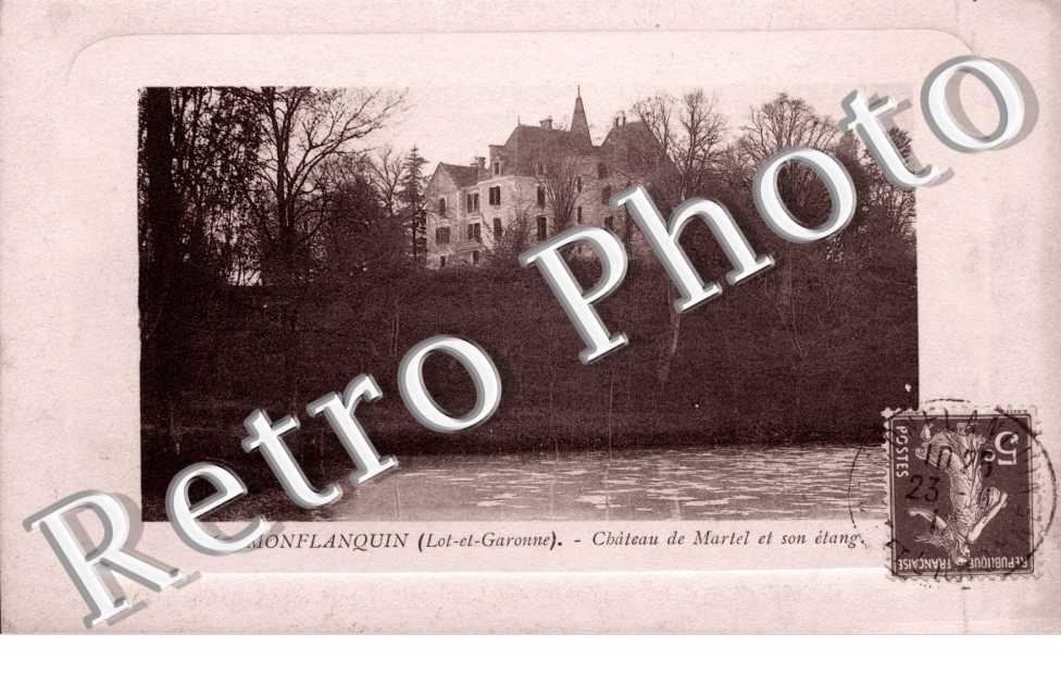 Chateau de Martel et son etang