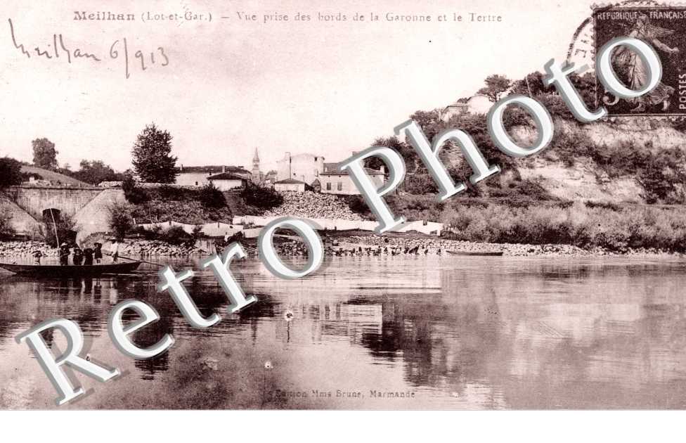 Vue prise des bords de la Garonne
