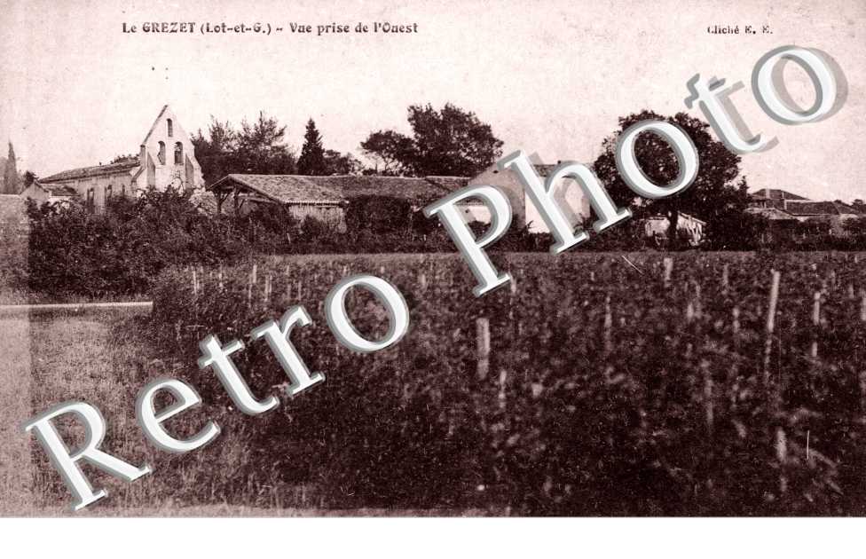Vue prise de l&#039;Ouest