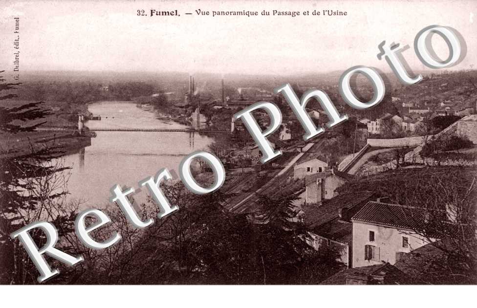 L'usine et le passage - vue panoramique