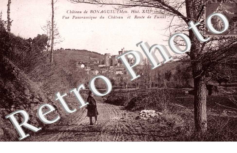Chateau de Bonaguil et Route de Fumel