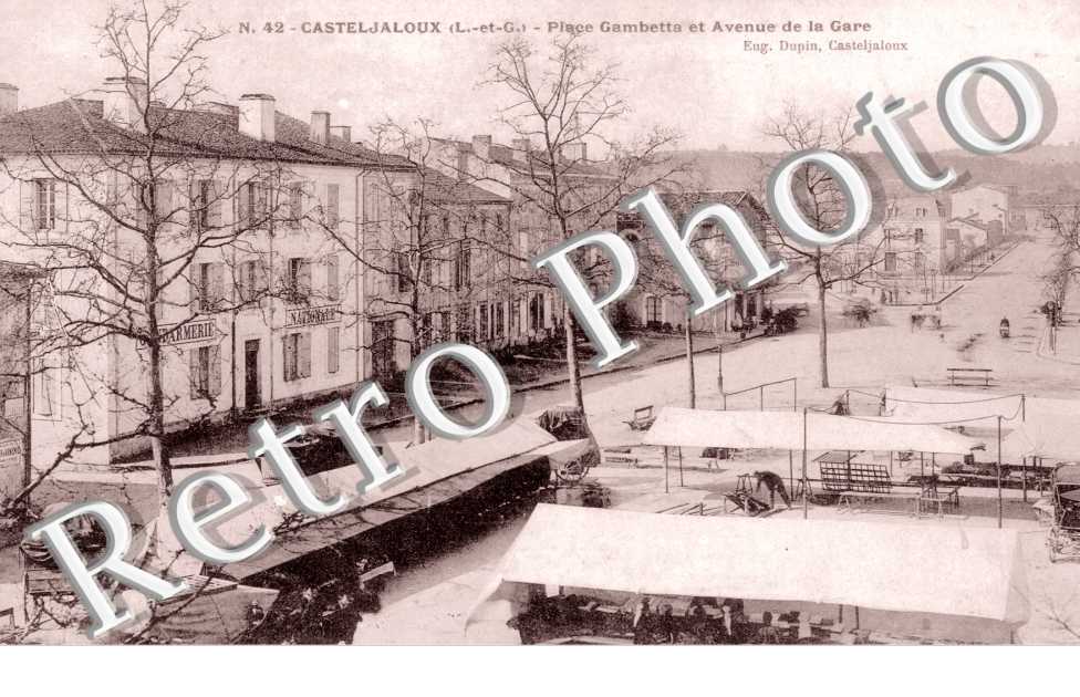 place gambetta et avenue de la gare