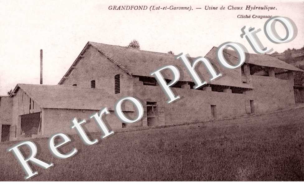 Grandfond, Usine de Chaux Hydraulique