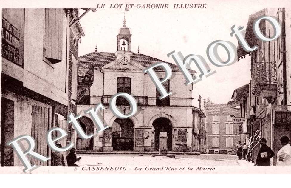 La grand&#039;rue et la mairie