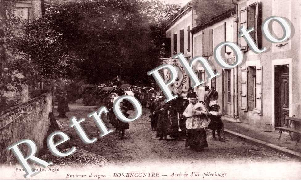 Arrivee d&#039;un pelerinage