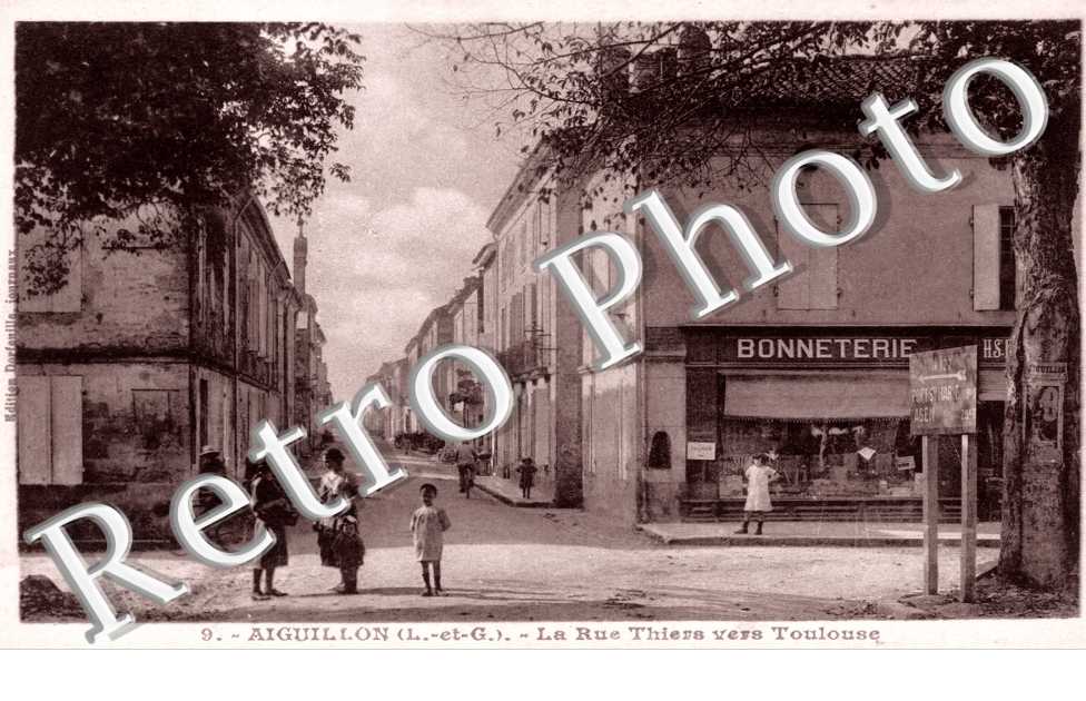 la rue Thiers vers Toulouse