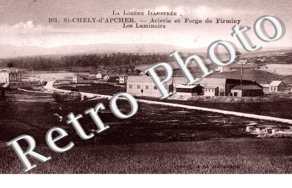 acierie et forges de Firminy, les laminoirs