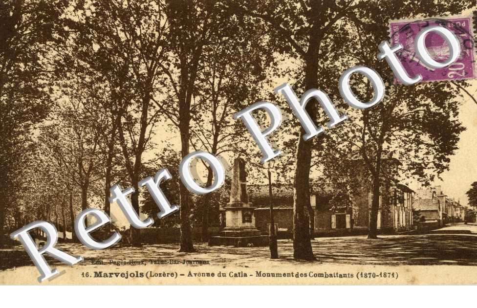 avenue du Caila - monument des combattants 1870 - 1871