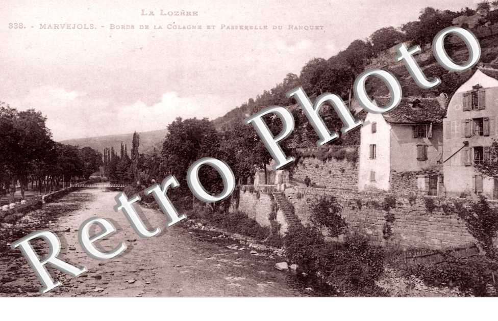 Bords de la Colagne et Passerelle du ranquet