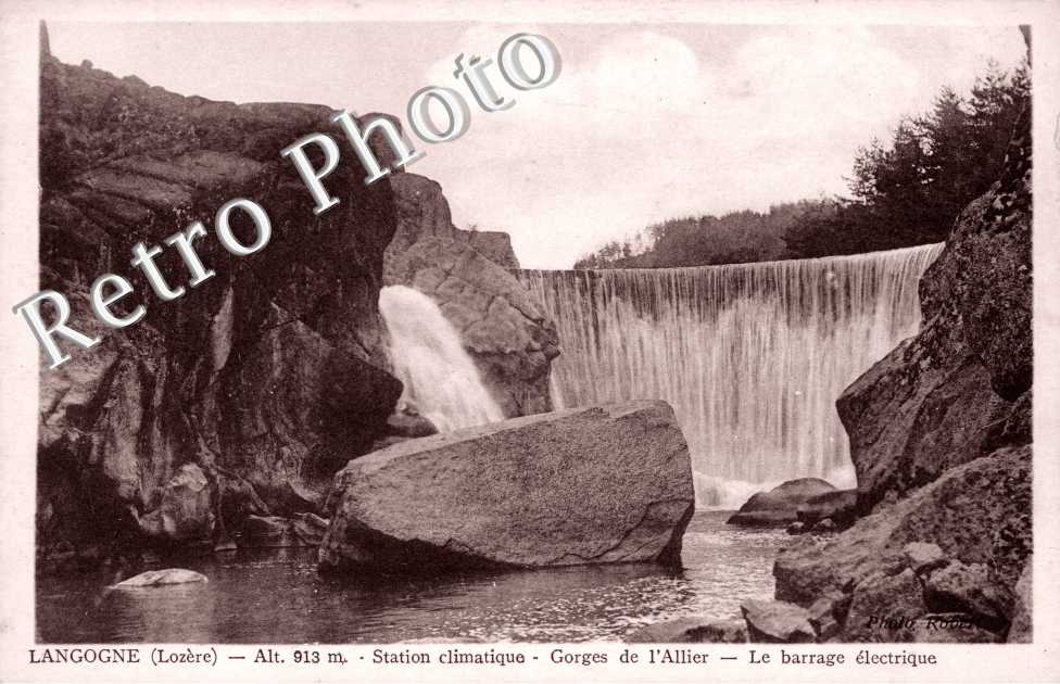 Station Climatique, Gorges de l&#039;Allier, le Barrage electrique