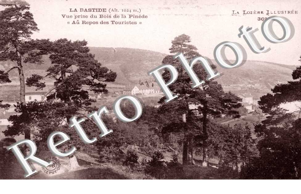 Vue prise du Bois de la Pinede "Au Repos des Touristes"