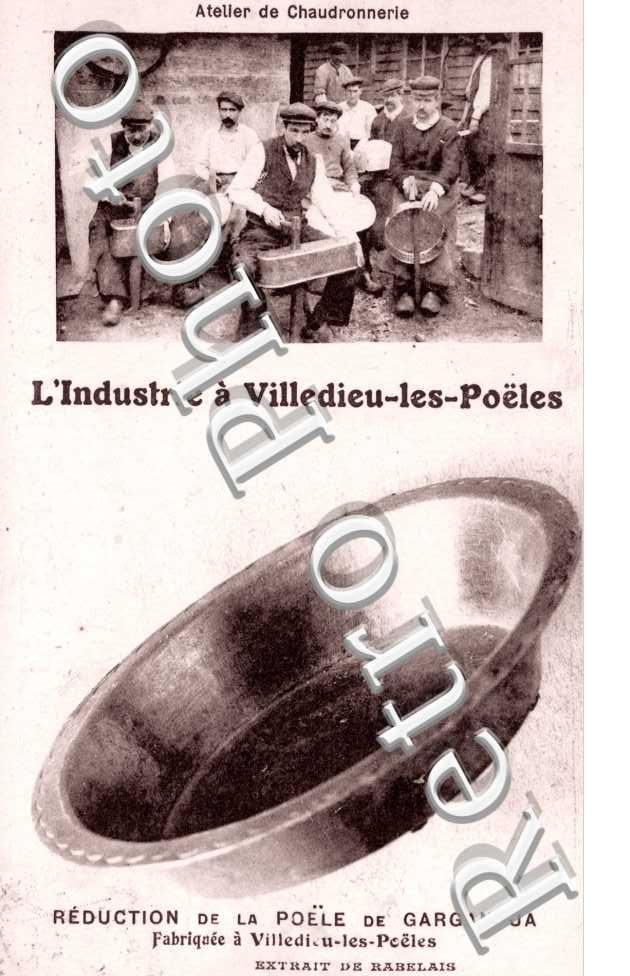 atelier de chaudronnerie, Réduction  de la poële de Gargantua