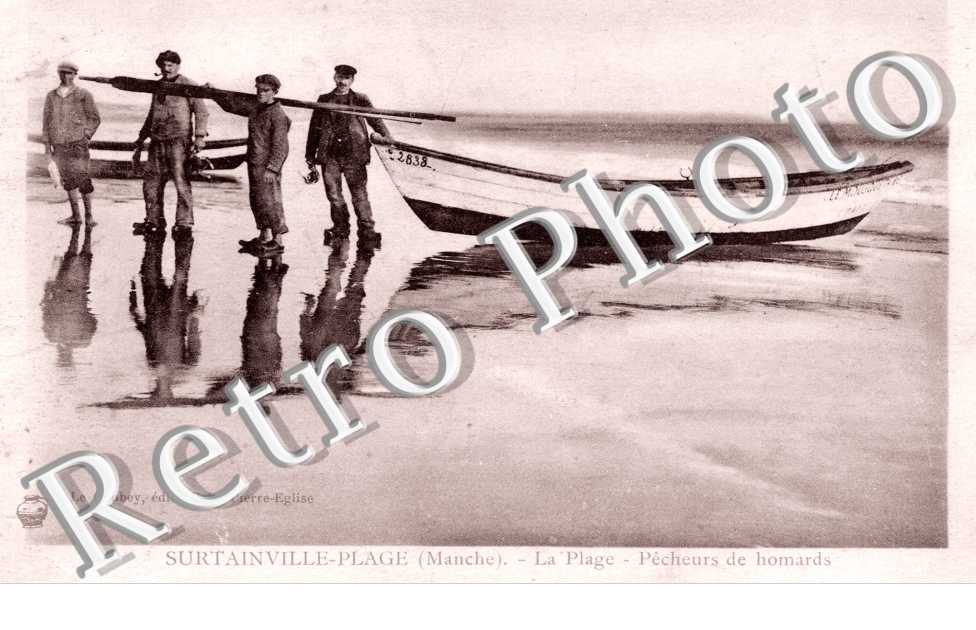 Plage -    pecheurs de homards