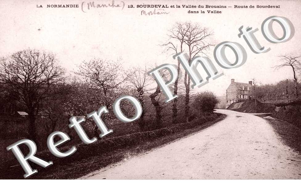 Route de Sourdeval dans la vallee
