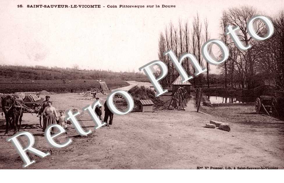 coin pittoresque sur la Douve