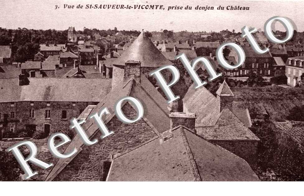 vue prise du donjon  du chateau