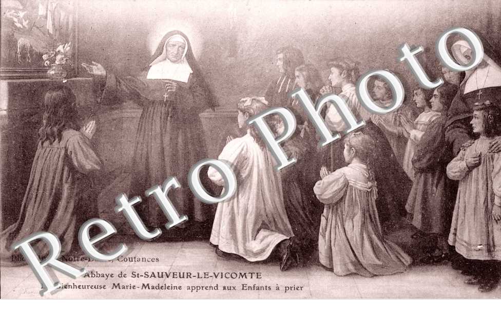 Abbaye - La Bienheureuse Apprend aux enfants a prier