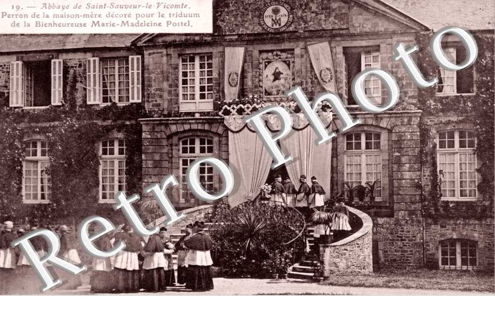 Abbaye Perron de la maison mere pour le triduum de la bienheureuse Marie-Madelein Postel