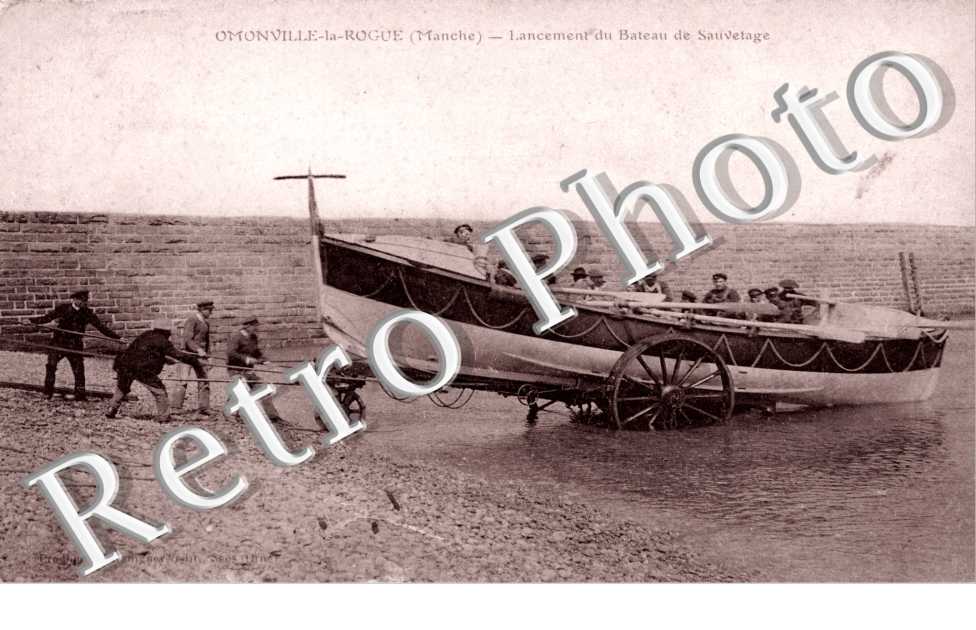 lancement du bateau de sauvetage