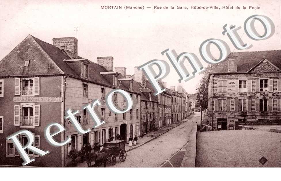 Rue de la gare - hotel de ville - hotel de la poste