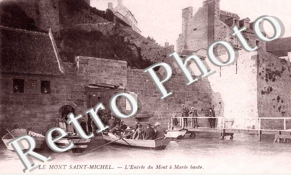 L&#039;entree du mont a maree haute