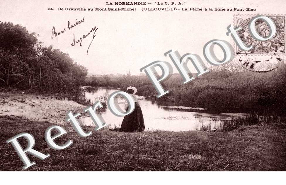 La Peche a la Ligne au Pont Bleu
