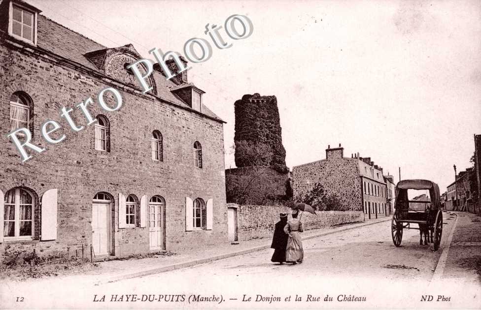 Le Donjon et la Rue du Chateau