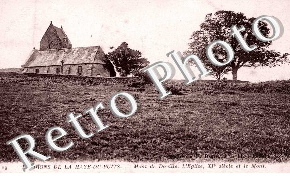 mont de Doville et l&#039; eglise du XIeme  siecle